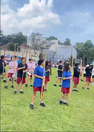 Student musicians practicing natural sounds